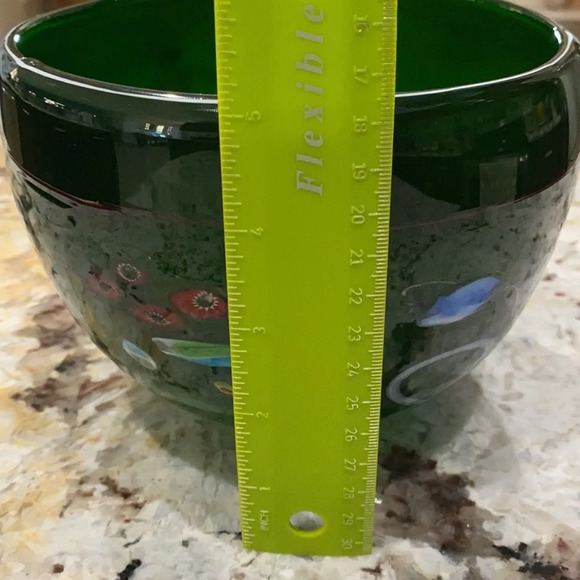 Vintage SDS SEAPOOT GROUP DESIGN Exquisite Green Decorative Art Bowl - Picture 4 of 8